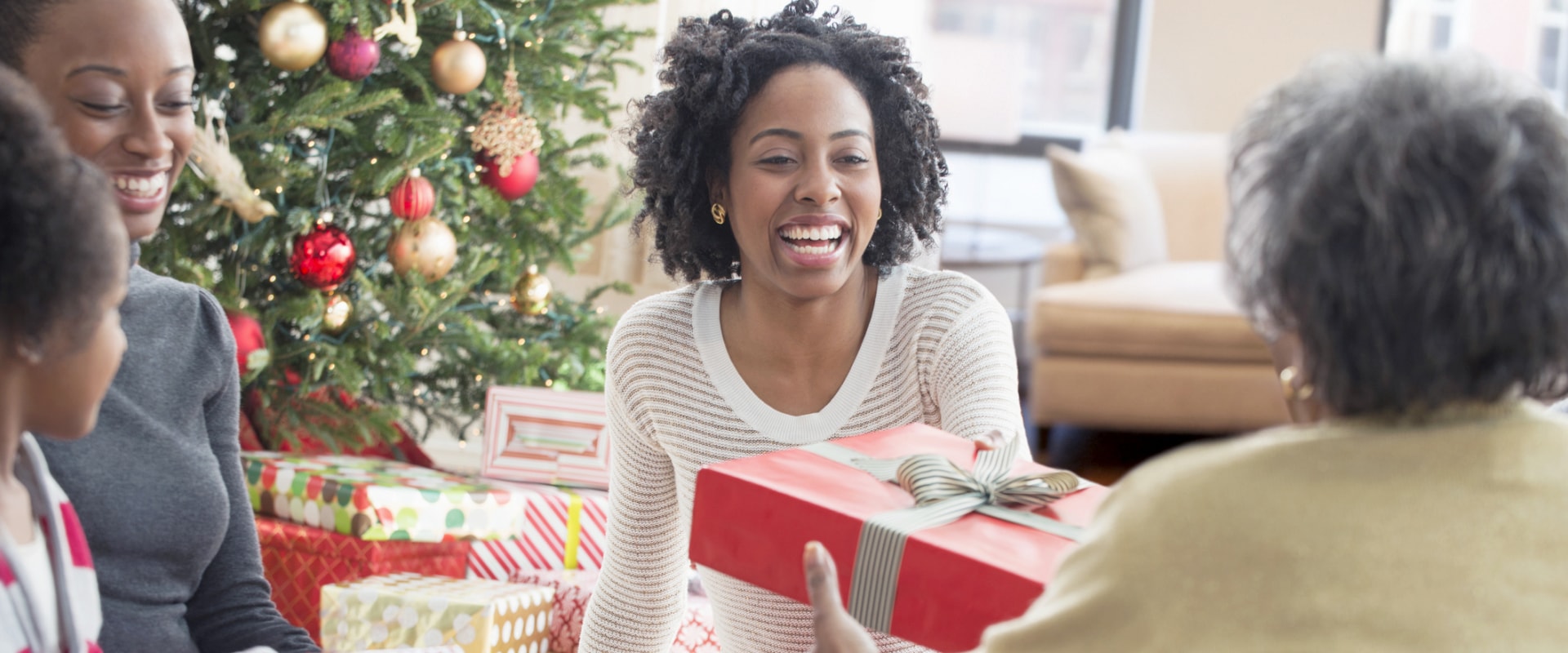 What is it called when you exchange gifts for christmas?