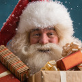Who does santa give gifts to?