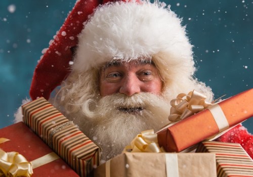 Who does santa give gifts to?